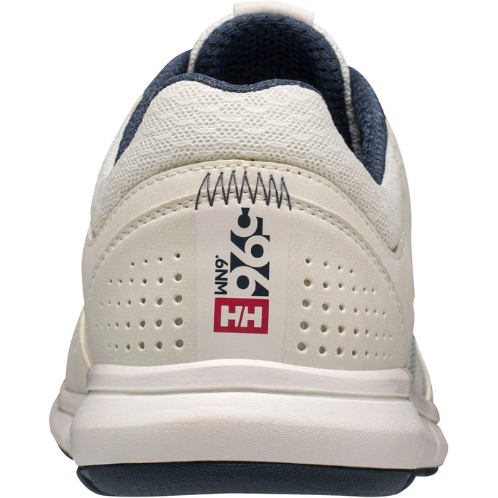 2024 Zapatos De Vela Helly Hansen Ahiga V4 Hydropower 11582 - Blanco Roto / Azul Orion